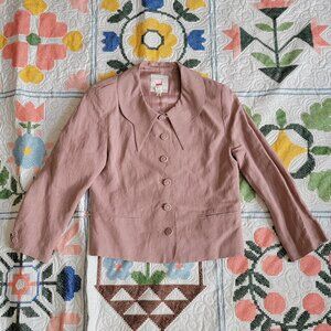European Vintage Mandi Pink Blazer Women's 42